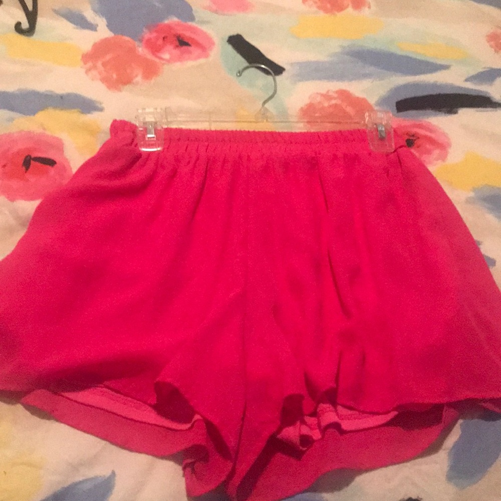 Pink shorts